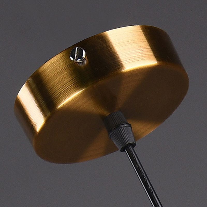 Luminaires suspendus en métal Globe lampe de suspension nordique avec nuance en verre