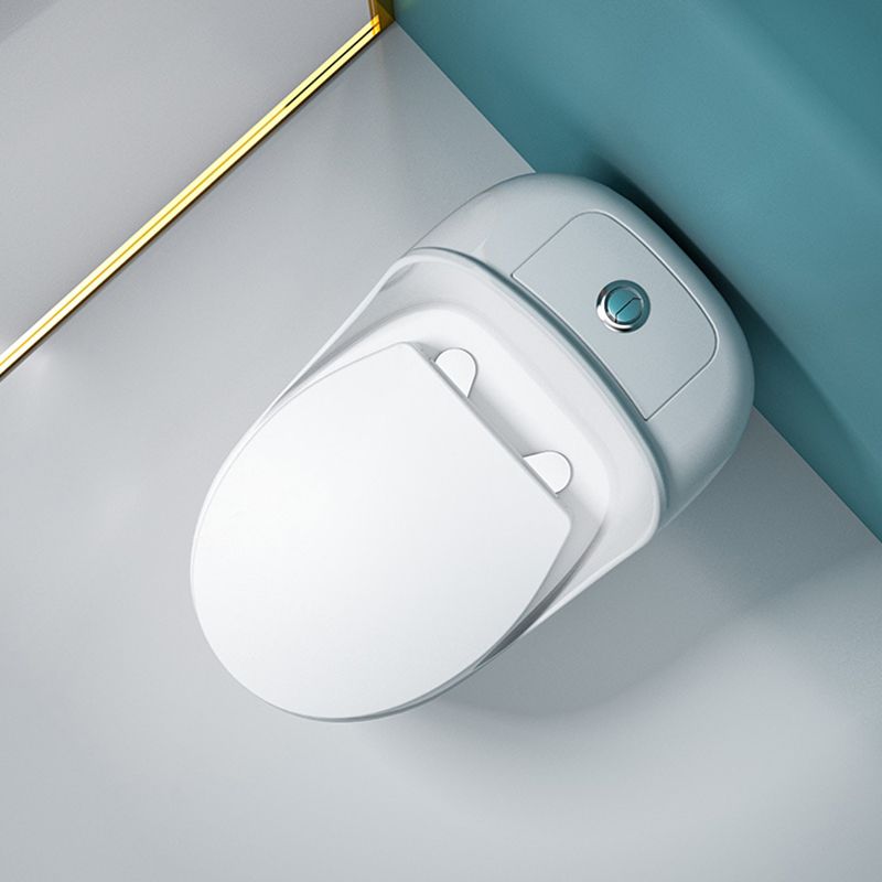 Modern Ceramic Flush Toilet Floor Mounted Urine Toilet with Slow Close Seat for Washroom