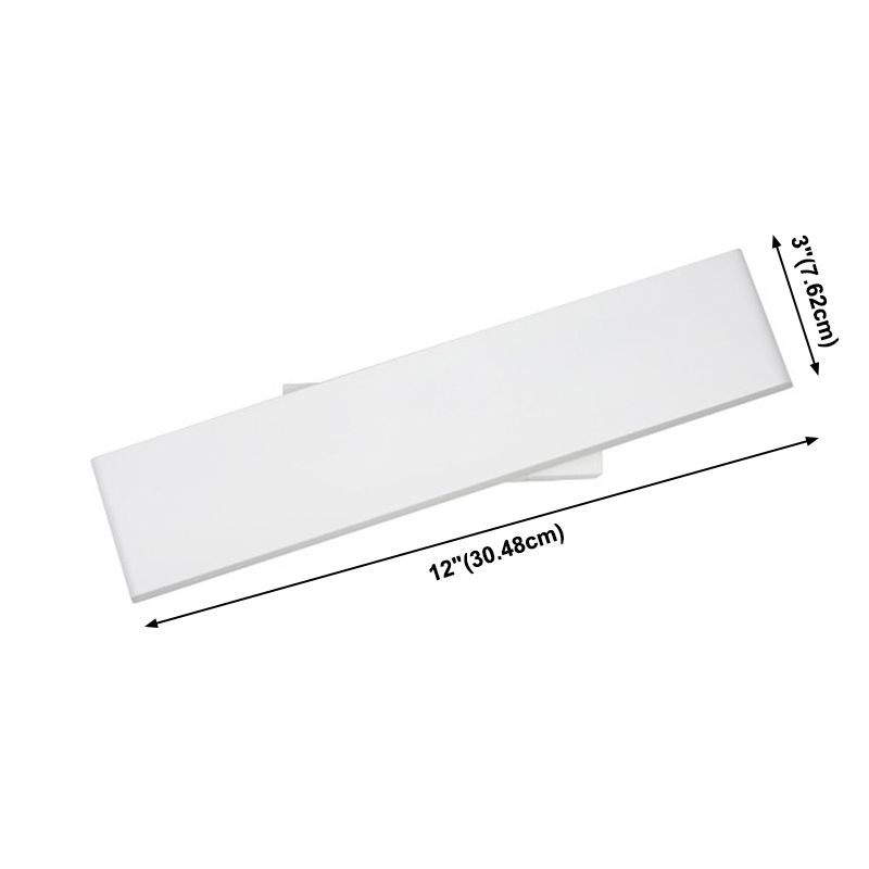 Stile moderno a parete a parete a parete a parete in metallo funzimi da parete rettangolare