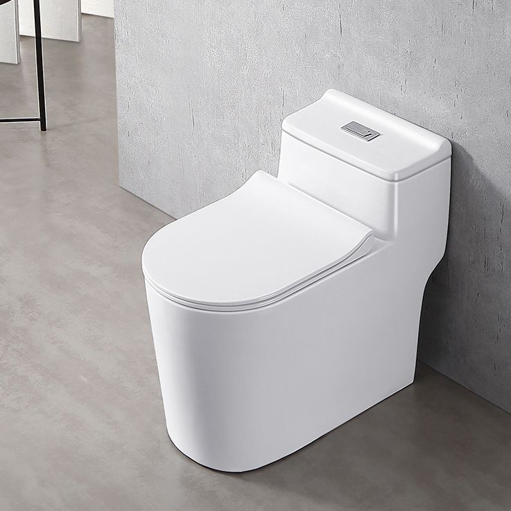 Modern Toilet Bowl One Piece Toilet Floor Mounted Siphon Jet Toilet
