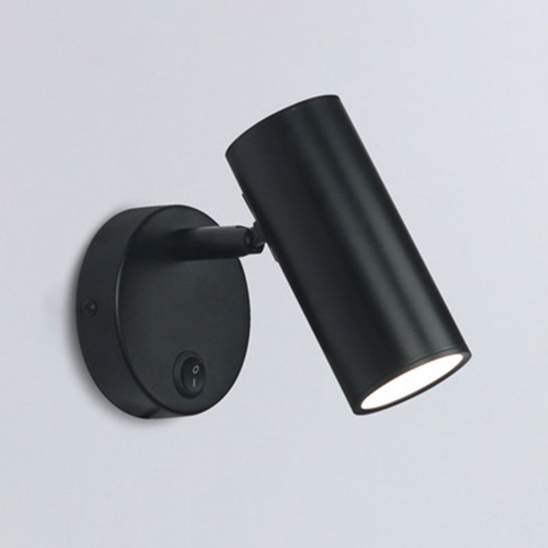 Luz de apliques de pared de simplicidad moderna con tono acrílico transparente para dormitorio