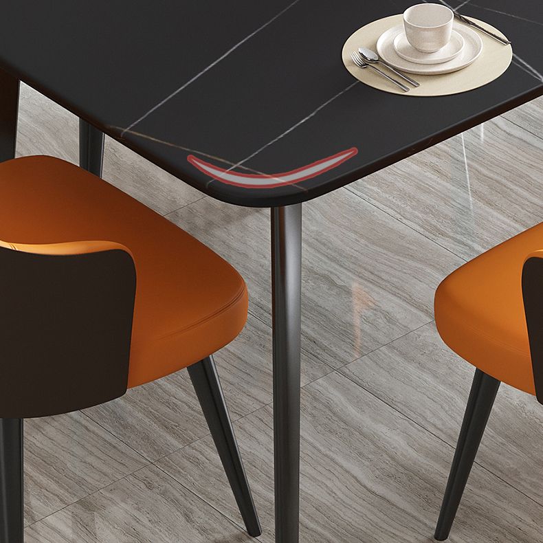 Contemporary 1/2/5/7 Pieces Dining Set Sintered Stone Dining Table