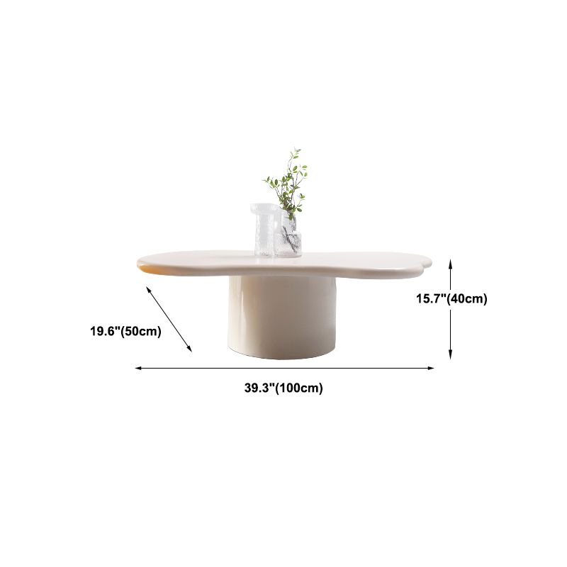 15.75" Tall Scandinavian Style Coffee Cocktail Table Solid Wood Coffee Table