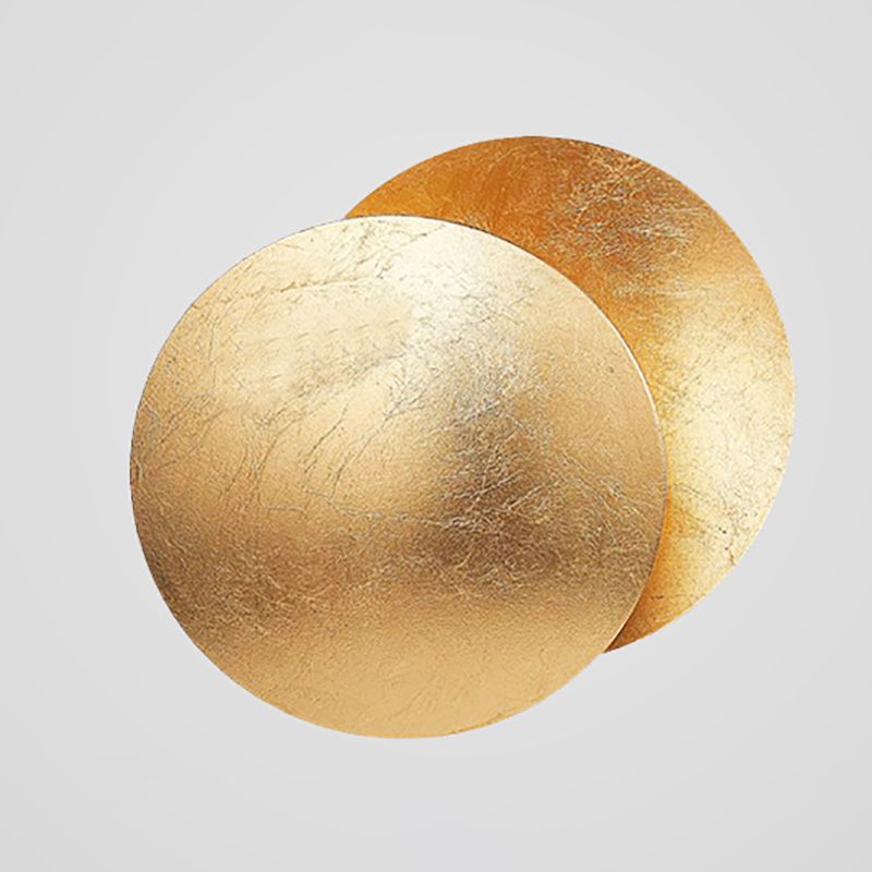 Postmodern Wall Mount Lighting Fixture Minimalist Metallic LED Wall Sconce