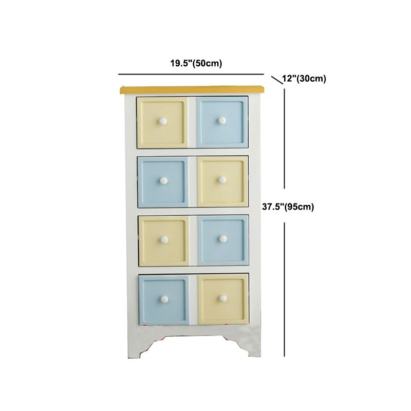 Contemporary 3/4 Drawers Wooden Chest, Rectangle Accent Chest