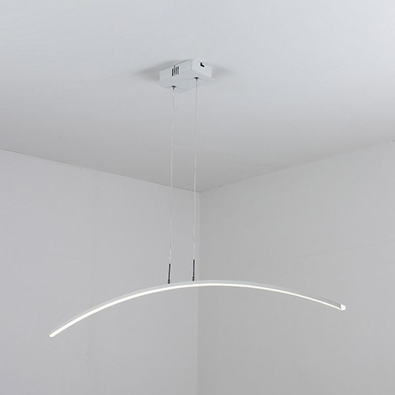 Modernism LED Ceiling Light Black/White Kitchen Island Lighting for Foyer