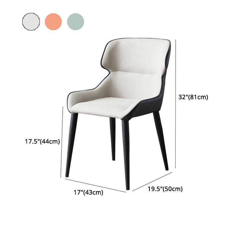 Metal Industrial Dining Kitchen Room Chair Wingback Arm Chair