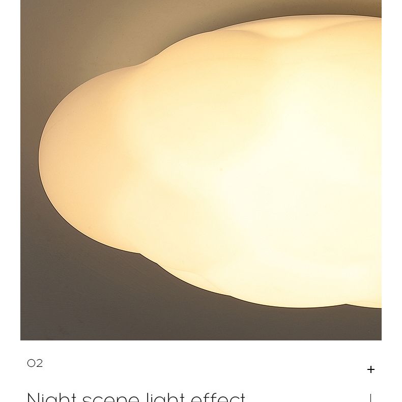 Luz de techo de la lámpara de techo de la habitación de los niños en la nube