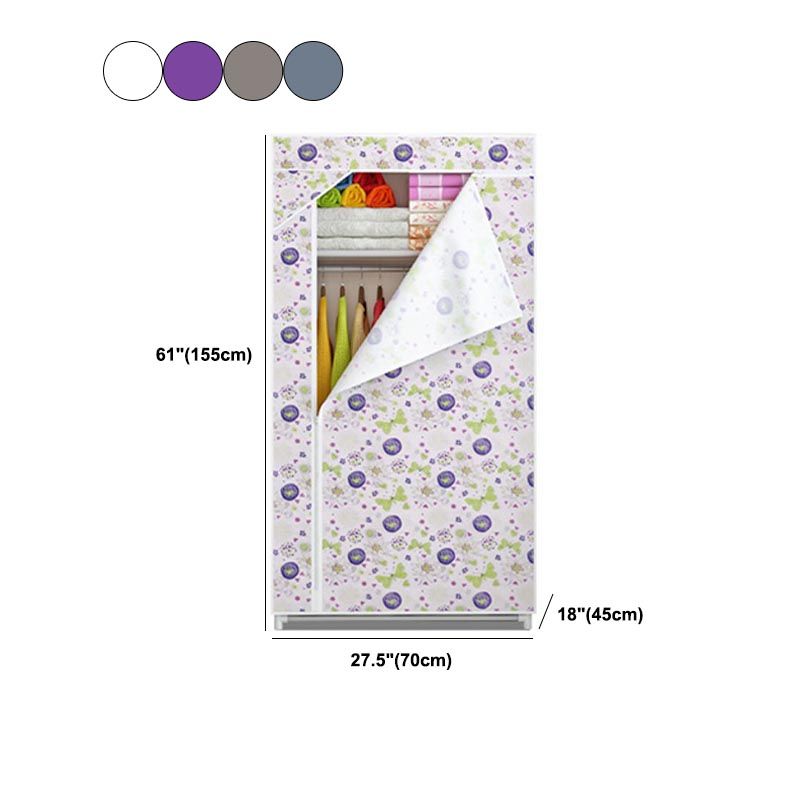 Contemporary Storage Cabinet with Metal Frame Matte Finish Cabinet for Bedroom