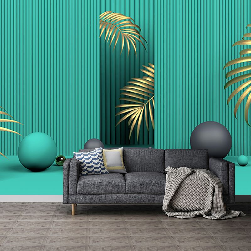 Environment Friendly 3D Artistic Illusion Mural Decorative Wallpaper for Living Room