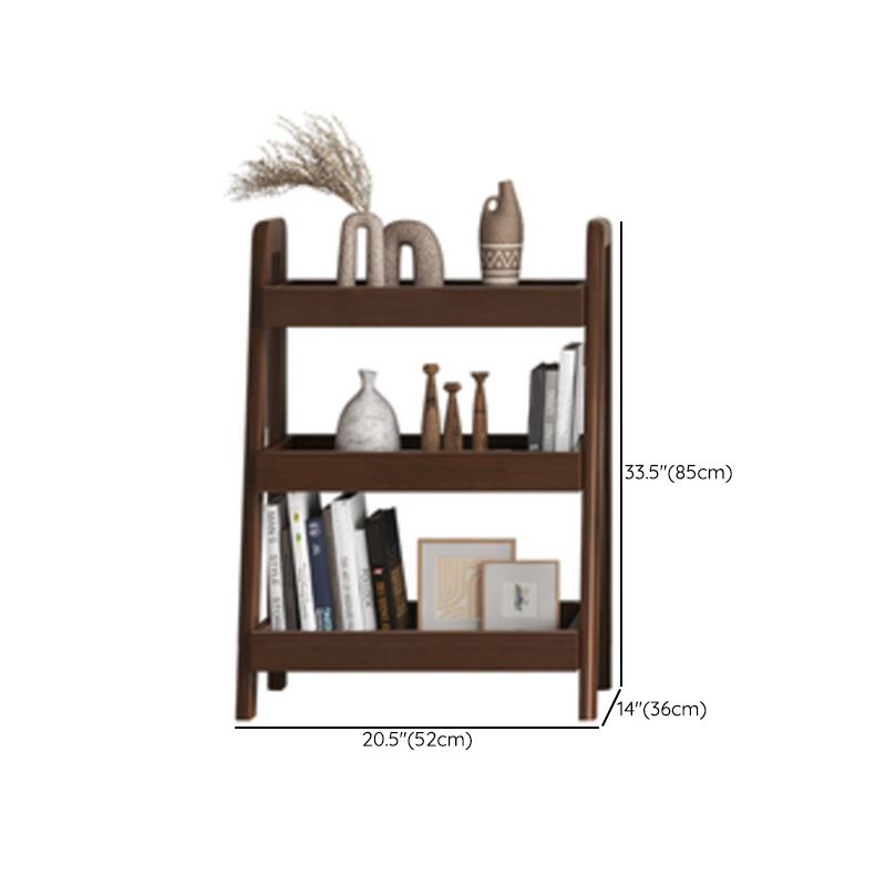 Contemporary Wood Bookshelf Standard Shelves Included Bookcase