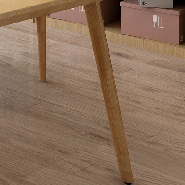 Simplicity Rectangle Dining Room Table Pine Solid Wood Table with 4 Legs