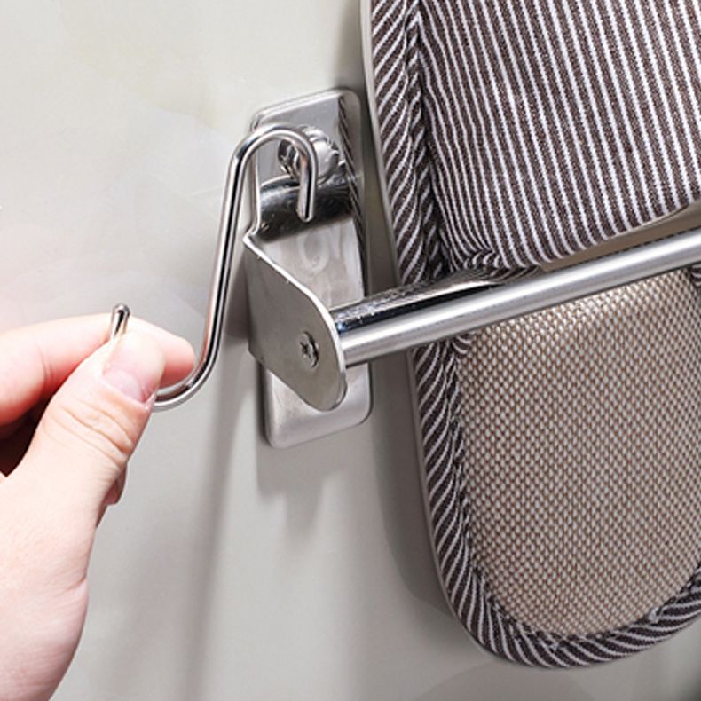 3-Piece Stainless Steel Bathroom Accessory Set Modern Chrome Slipper Stand