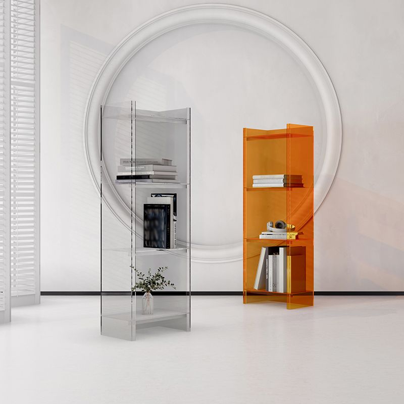 Libreria standard acrilica scandinava chiusa libreria verticale