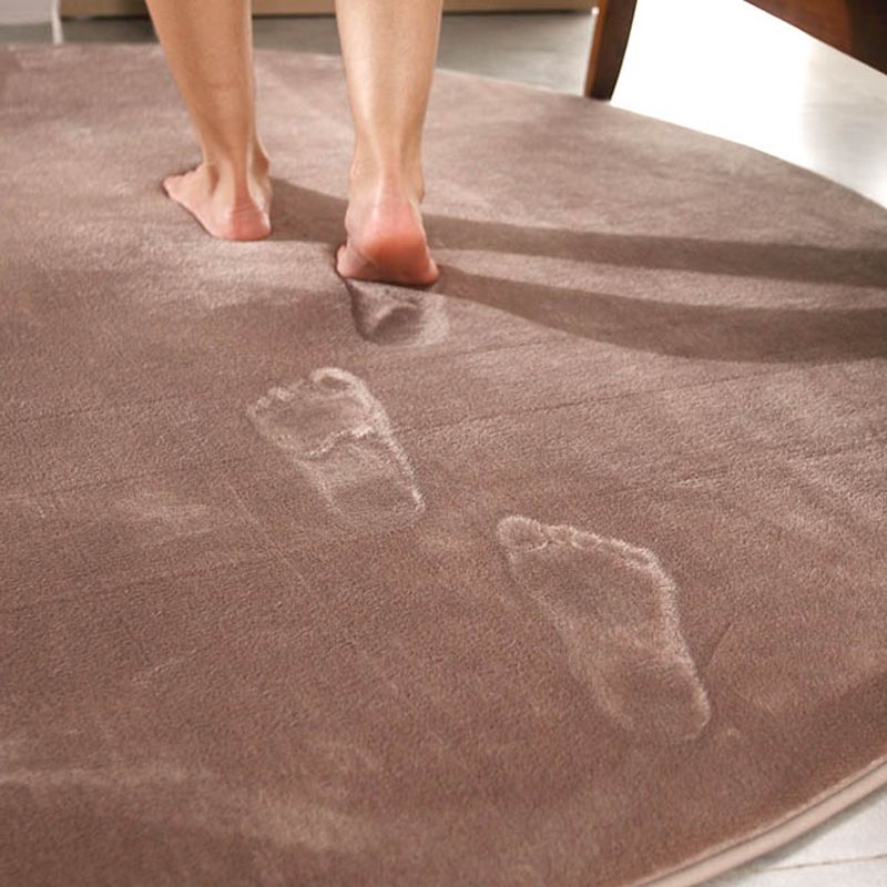 Casual Stripe Print Rug Multi Color Cotton Blend Indoor Rug Anti-Slip Backing Pet Friendly Carpet for Bedroom