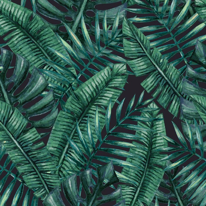 Peinture murale botanique tropicale naturelle, décoration murale décorative de couleur douce pour la cuisine