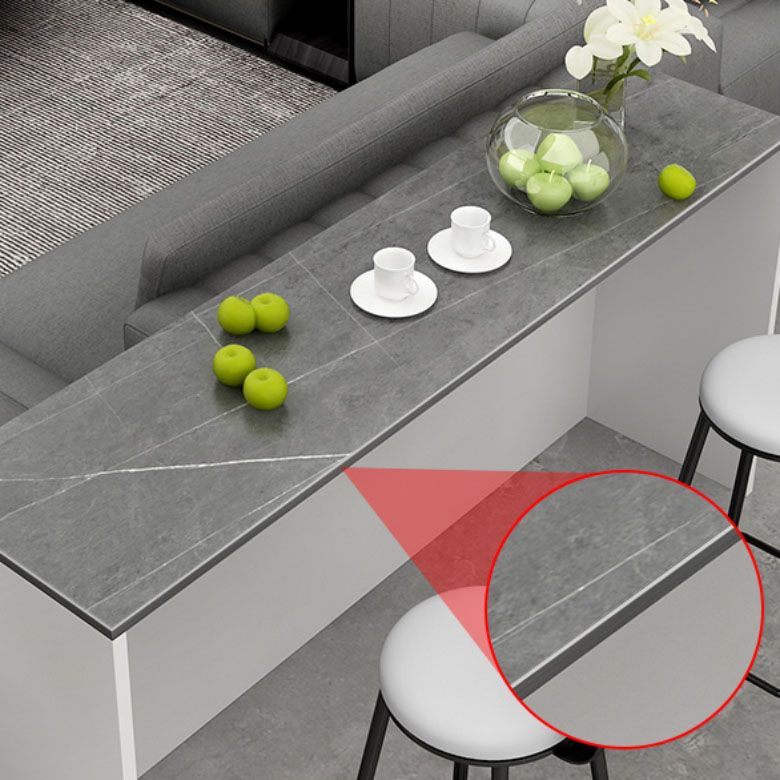 Contemporary Indoor Bar Dining Table Rectangle Bar Stool Table