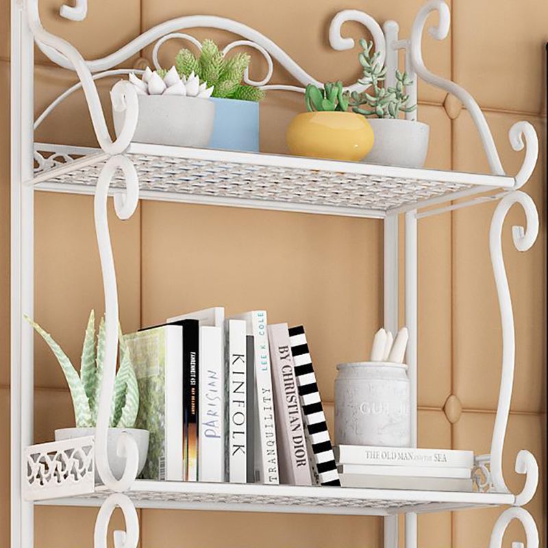 Contemporary Bookcase Metal Shelf Bookcase with Shelves for Living Room