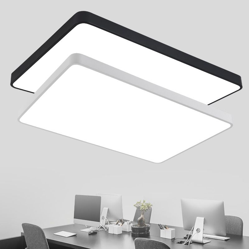 Moderne geometrische plafondverlichting Acryl kantoor LED inbouwlamp