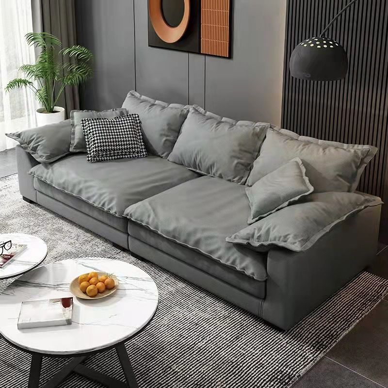 Wohnzimmer Kissen Arm Standard Lose Rückengrau zeitgenössischer Sitzplatz