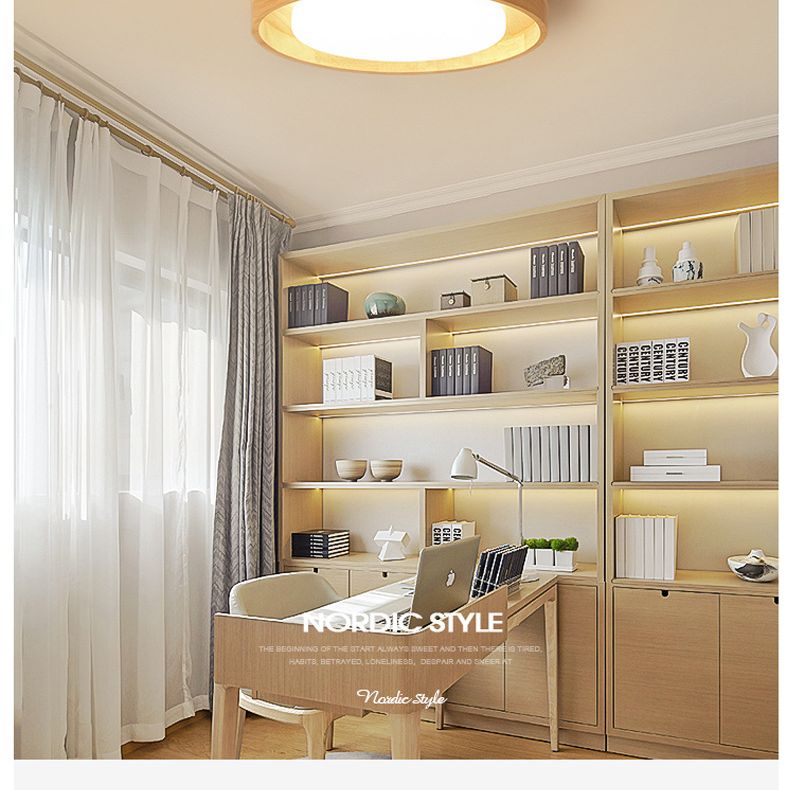 Circle semi-inbouwlamp Ultra-eigentijds acryl plafondlamp voor slaapkamer