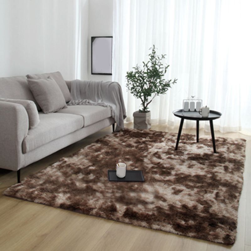 Modern Ombre Pattern Shag Bedroom Rectangle Polyster Area Carpet