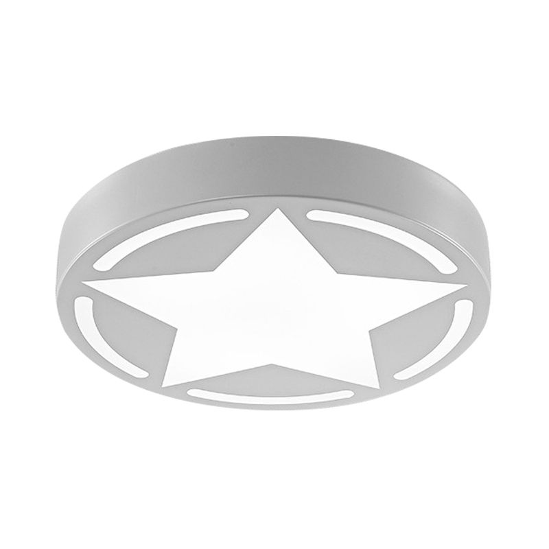 Plafonnier étoile moderne en acrylique, plafonnier encastré pour chambre d'enfant
