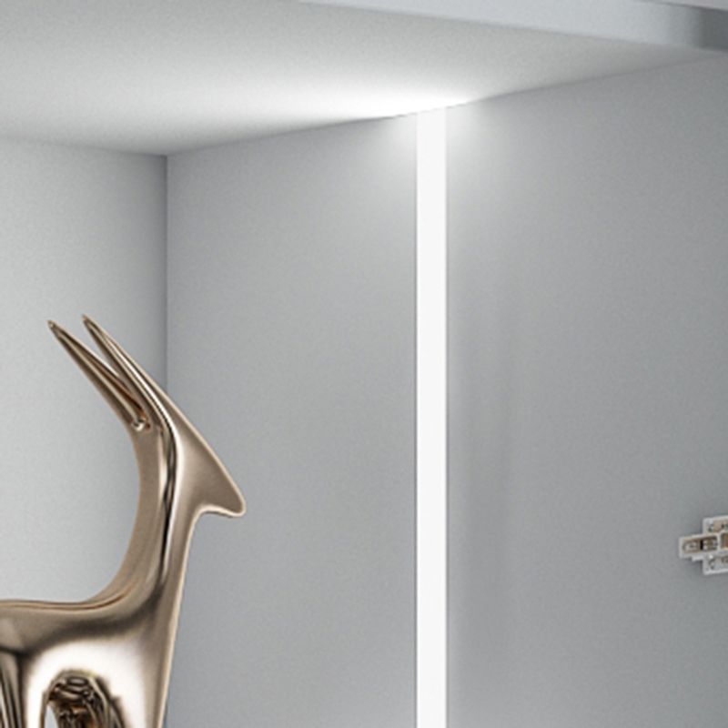 82.68"H Bookcase Contemporary Style Bookshelf With Doors for Office Home