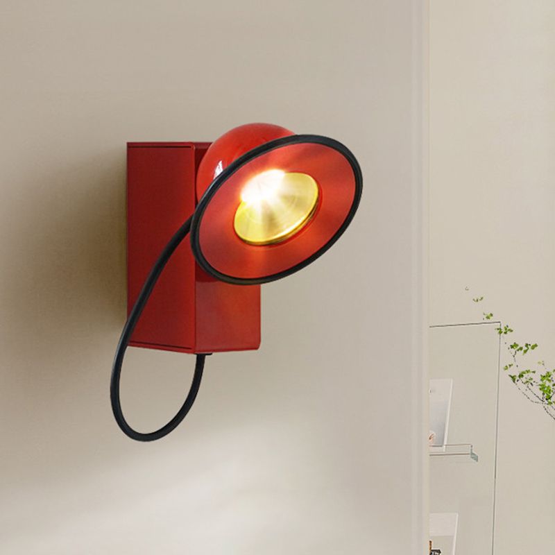 Iron Contemporary Wall Sconce LED Unique Wall Lighting Fixture