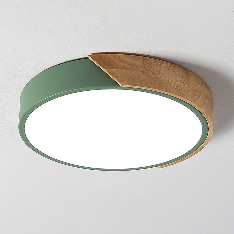 Plafonnier LED moderne et créatif en fer, montage encastré géométrique pour salle à manger