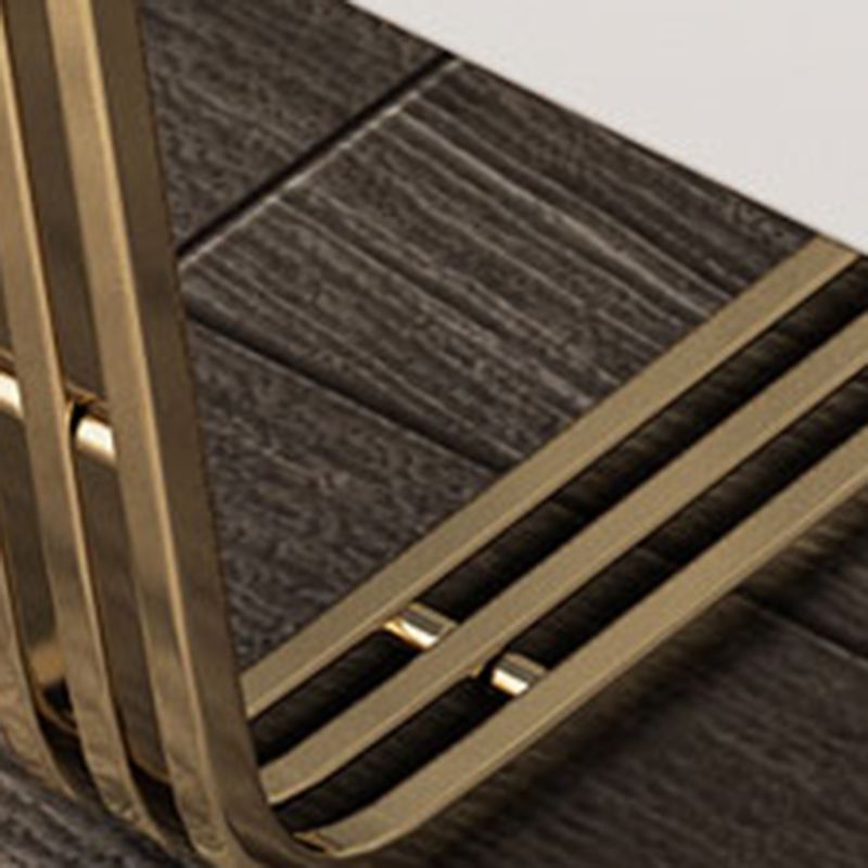 Glass Top Vanity Makeup Table Set With Drawer, Glam Vanity Dressing Table