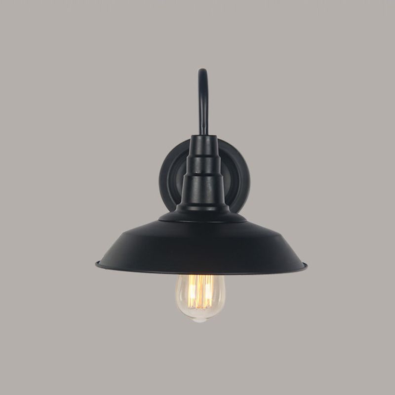 Lampada a muro di applione da parete in stile industriale a sparo da parete in metallo lampada montata