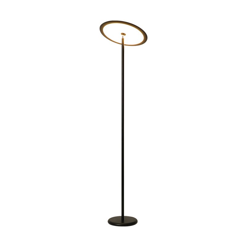 Nordic Linear Floor Lamp Metal 63" High LED Floor Light for Living Room