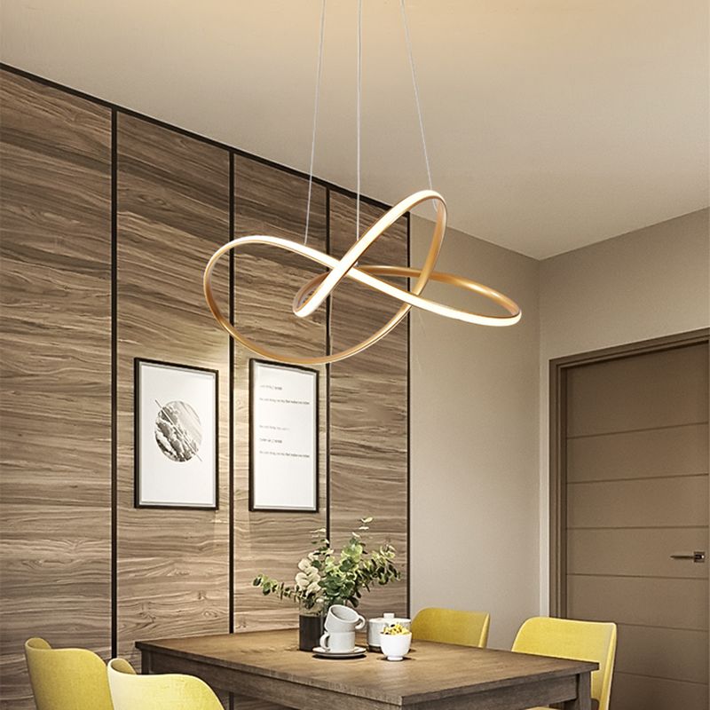 Cycle Shade lampadario Light Light Metal Modern 1 Funzione illuminazione lampadario leggero