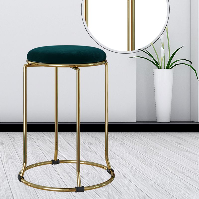 Gorgeous Standard Ottoman Pure Color Stain Resistant Velvet Footstool Ottoman