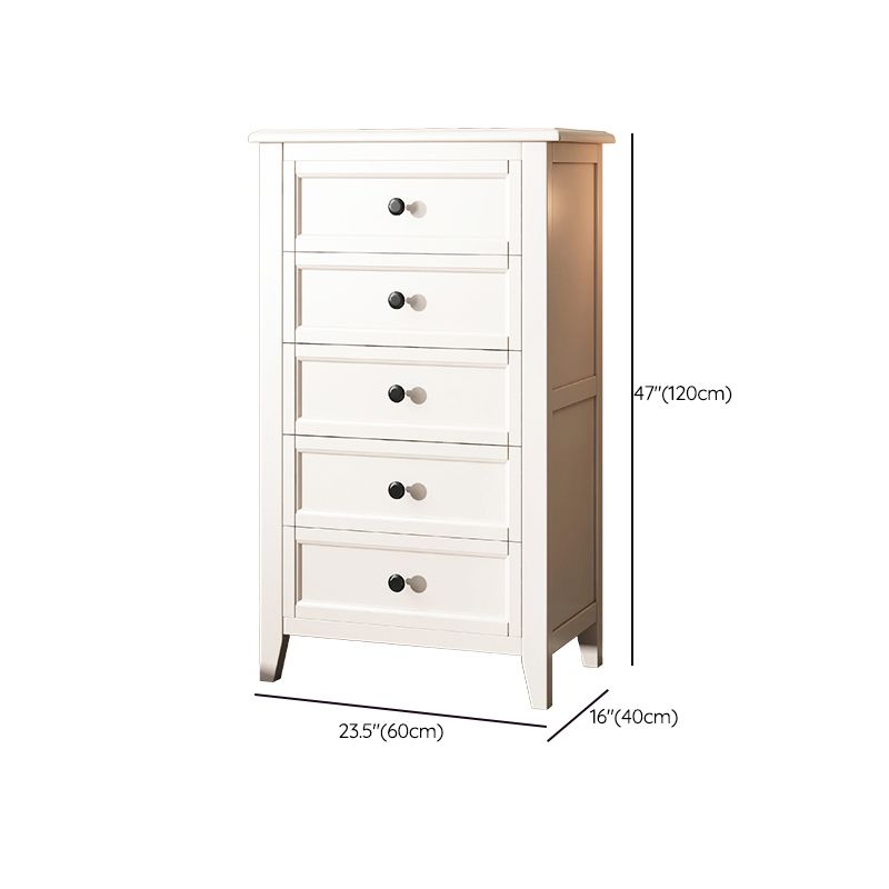 Knobs Standard Accent Chest Cherry Storage Cabinet with 5/6/7 Drawers