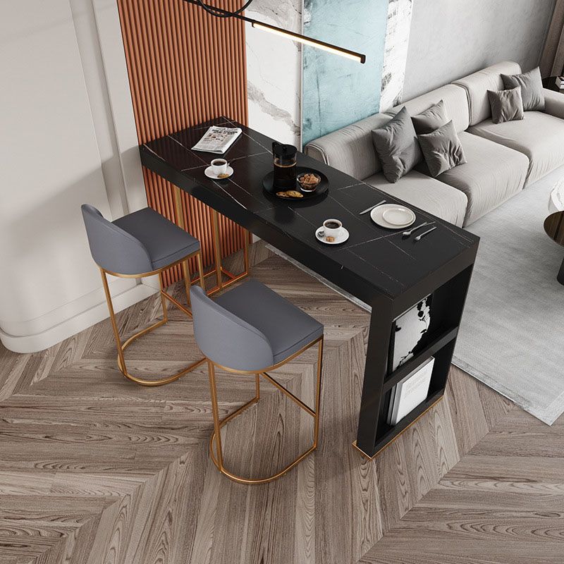 Contemporary Bar Stool and Table Set 1/2/3 Pieces Pub Table Set