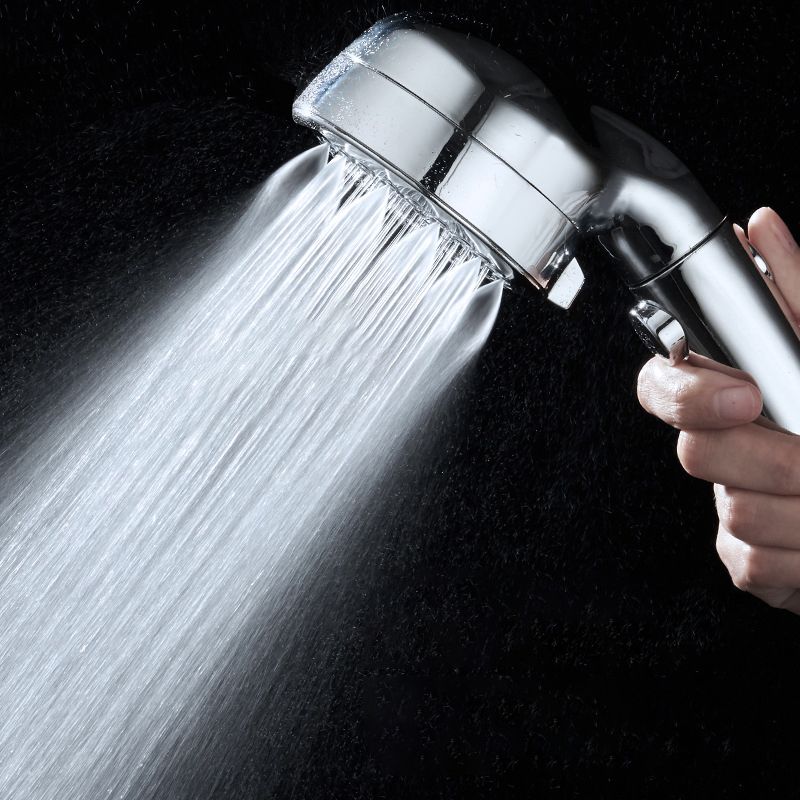 Modern Plastic Shower Head Bathroom Shower Head with Adjustable Spray Pattern