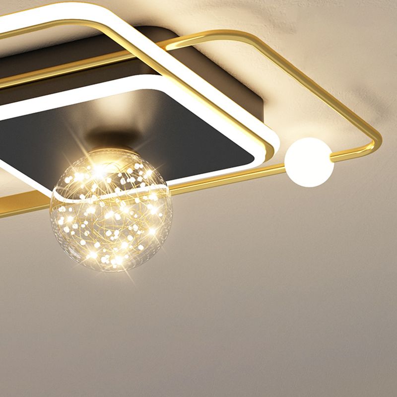Lámparas de techo LED empotradas Iluminación empotrada contemporánea para sala de estar