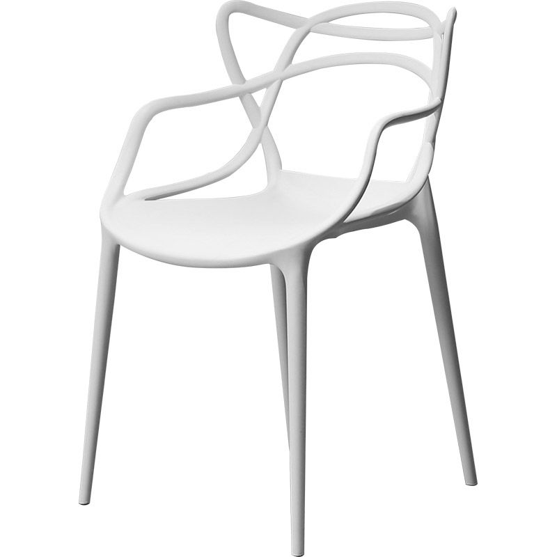 Sillas de comedor estilo moderno Sillones de comedor de cocina con patas de plástico