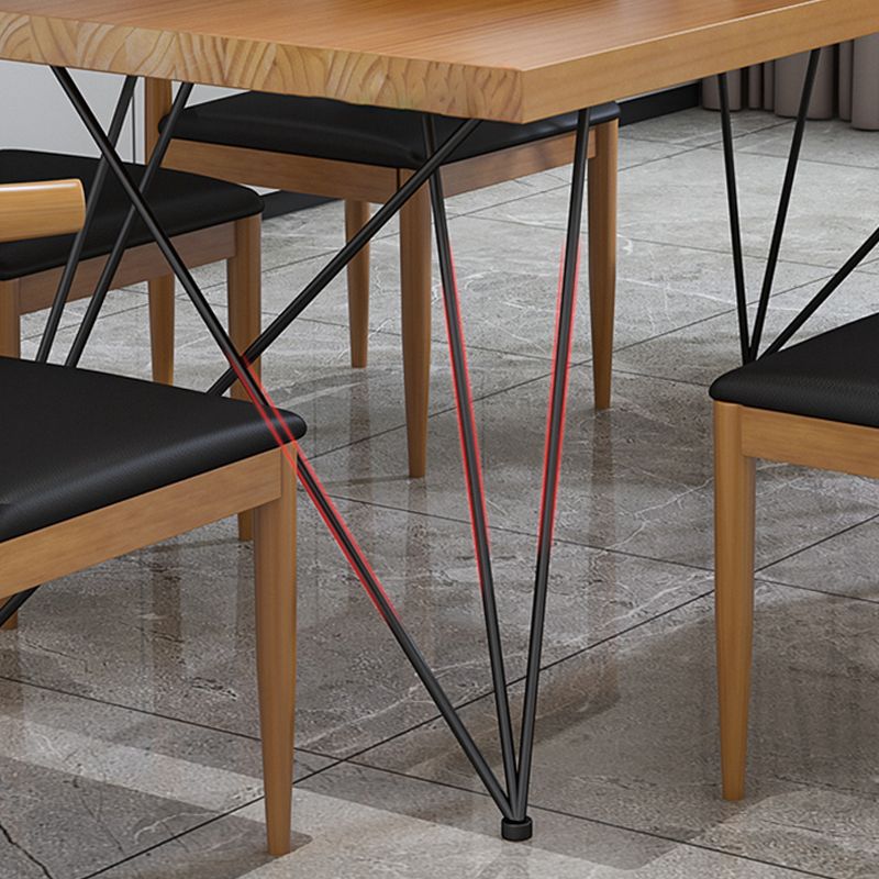 Industrial Wood 1/2/7 Pieces Dining Set Legs Dining Furniture