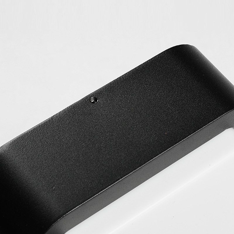 Lampe de plafond imperméable à l'ombre en plastique de lumière affleurante géométrique pour le balcon de cour
