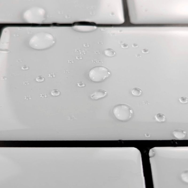 White Subway Tile Water-resistant PVC Peel & Stick Tile for Backsplash Wall