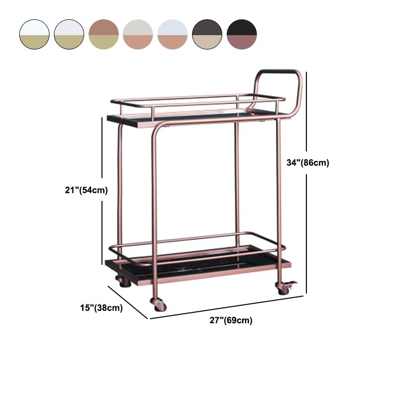 32.28" High Modern Style Prep Table Rolling Stone Prep Table for Dining Room