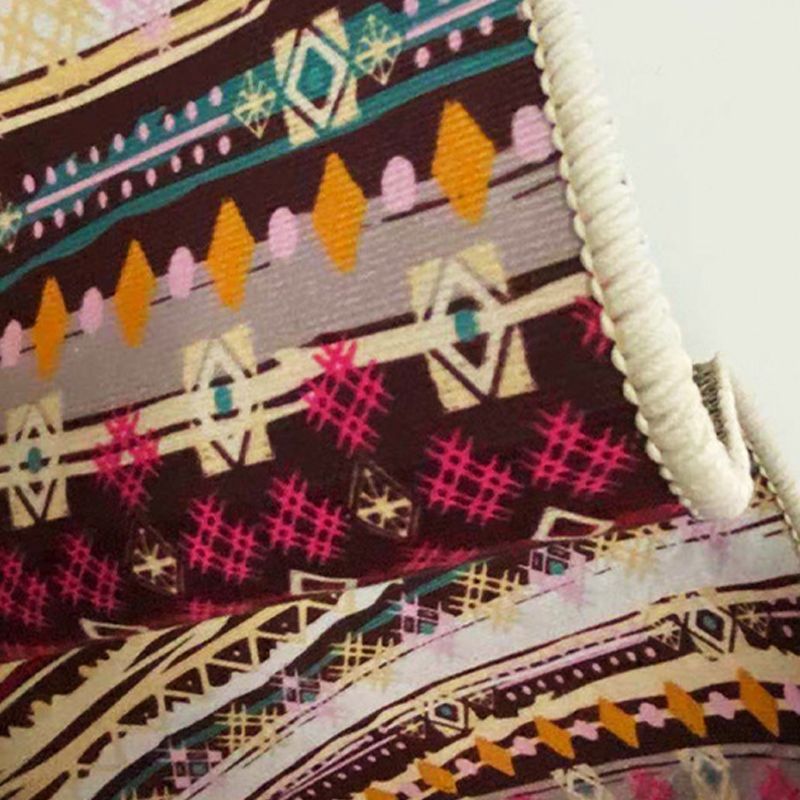 Weißer Muster Teppich Polyester Moderner Teppichfleckfest -widerstandsfähiger Teppich für Salon