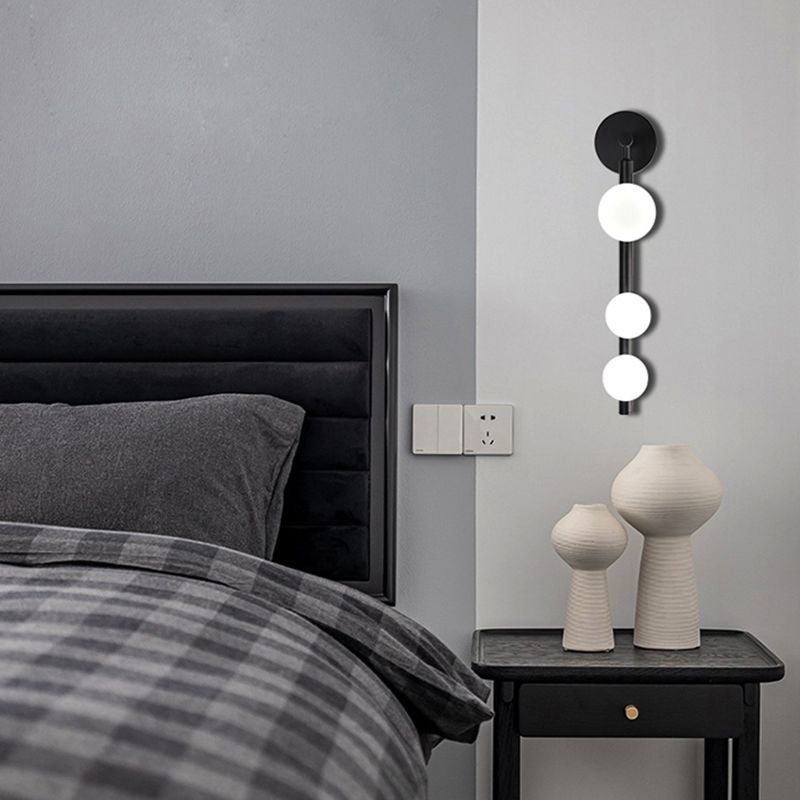 Bubbles Glass Sconce Light Fixture Minimalist-Style Wall Light Fixture for Bedroom
