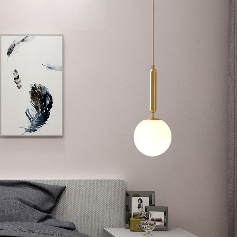 Creative Contemporary Pendant Light Fixtures with Glass Shade for Dining Room Coffee Shop