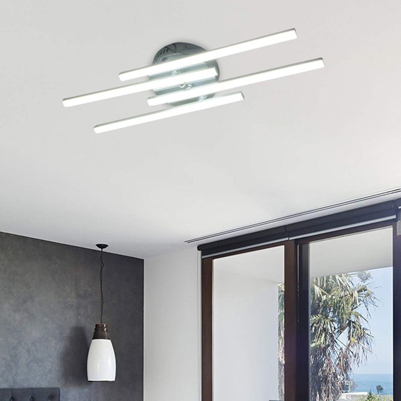 Modern Style Parallel Lines LED Soffitto Light Aluminum Simplicity Hallway Lighting Fixture a Sfegato