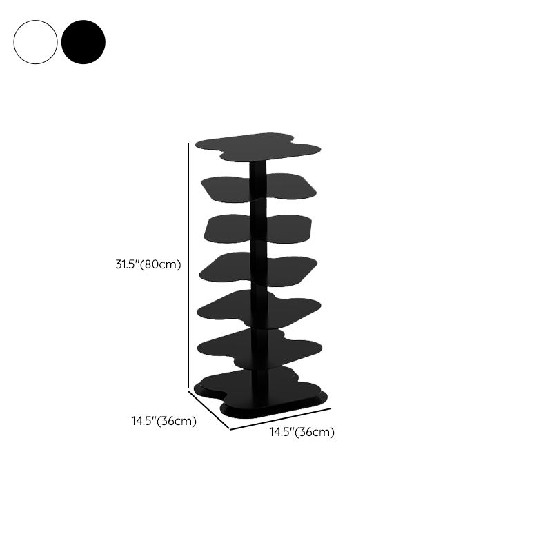 Urban Open Bookcase Metal Vertical Bookshelf for Living Room