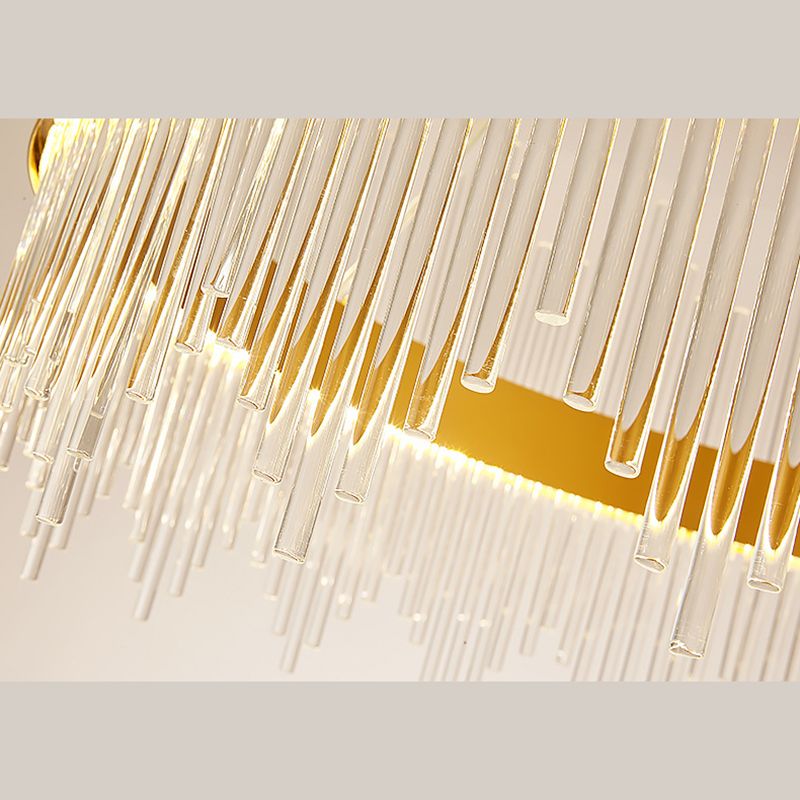 Lampada il lampadario circolare Light Segnalizzazione moderna Simplicity Crystal Crystal Ciondolo per il ristorante